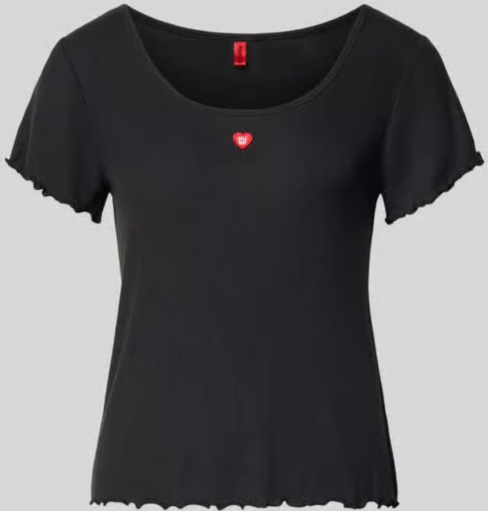 HUGO Regular fit pyjama-t-shirt van modalmix model ' HEART' - Foto 2