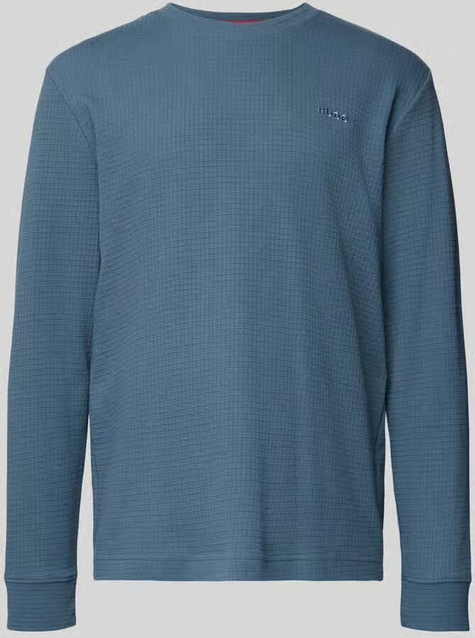 HUGO Regular fit pyjamabovendeel van katoenmix model 'AUSTIN'