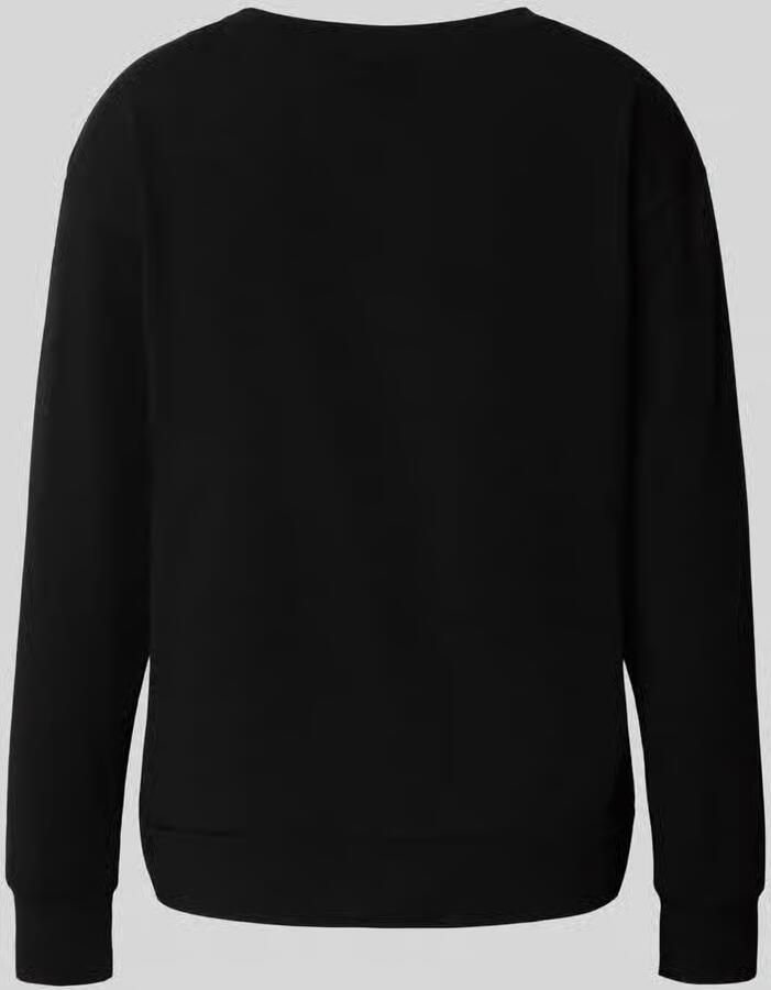 HUGO underwear Shirt met lange mouwen regular fit ronde hals contrasterende print