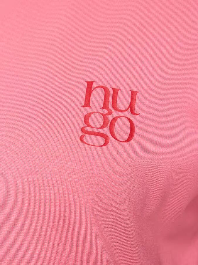 HUGO regular fit pyjamabovendeel van modalmix