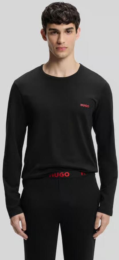 HUGO Regular fit shirt met lange mouwen van puur katoen in set van 3 - Foto 3