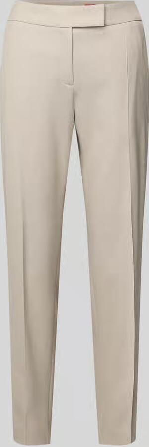 HUGO Regular fit smalle broek met viscose model 'HILESA'