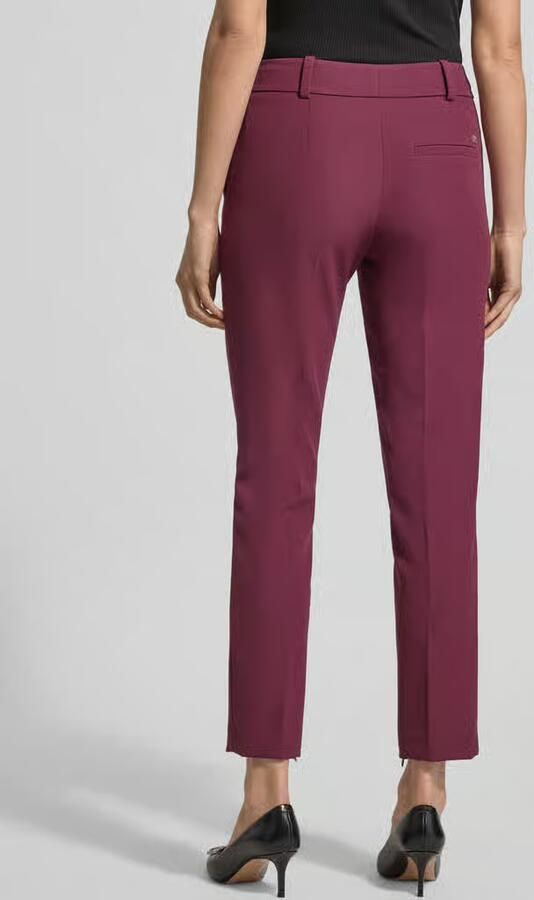 HUGO Regular Fit Smalle broek met vouwplooien model 'Hedima-1' - Foto 3