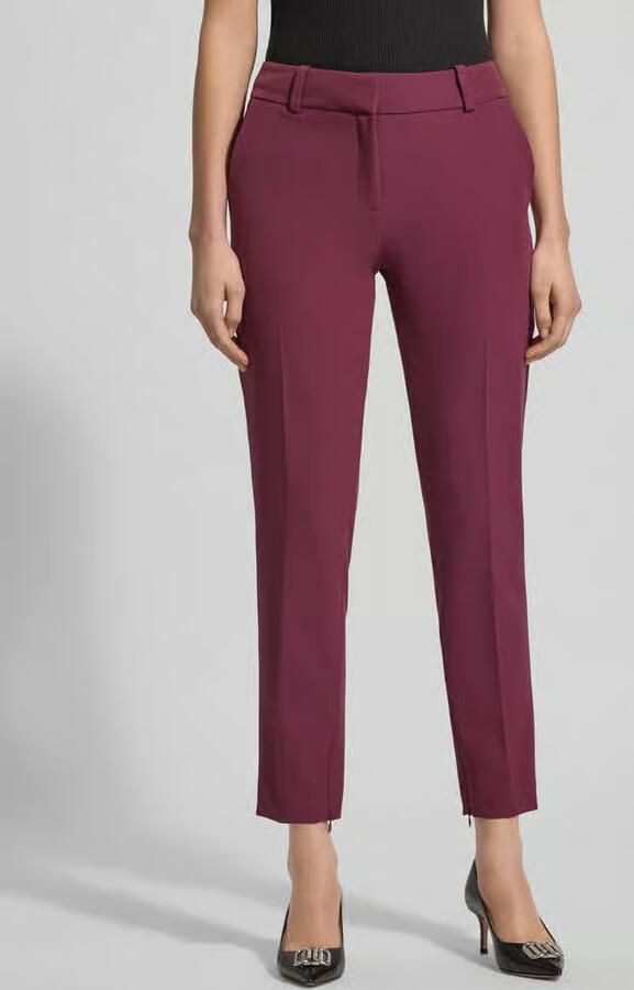 HUGO Regular Fit Smalle broek met vouwplooien model 'Hedima-1' - Foto 2