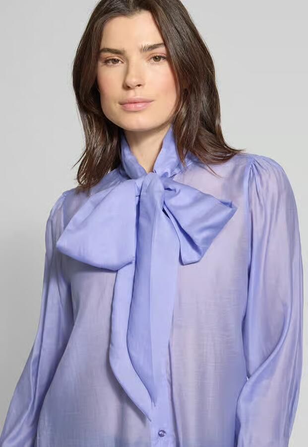 HUGO Regular fit strikblouse van lyocellmix model 'ELEGANT' - Foto 2
