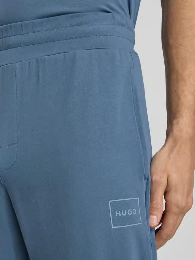 HUGO Regular fit sweatbroek van katoenmix model 'LAZE'