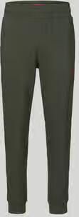 HUGO Regular fit sweatbroek van katoenmix model 'Laze Pants CW'