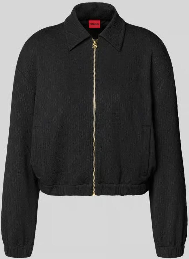 HUGO regular fit sweatjack met all-over motief model 'DAYANE' - Foto 2
