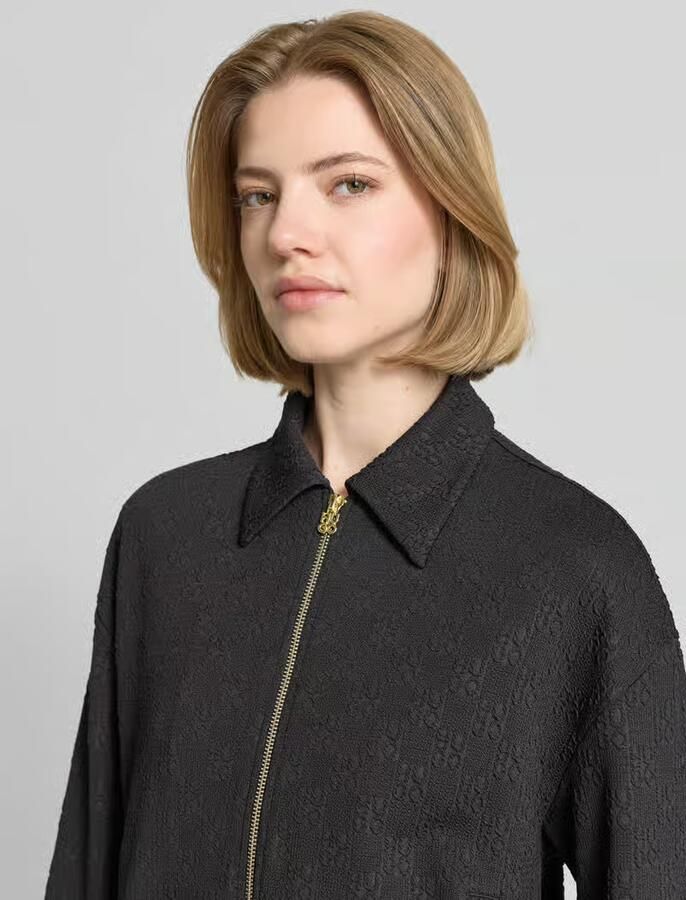 HUGO regular fit sweatjack met all-over motief model 'DAYANE'