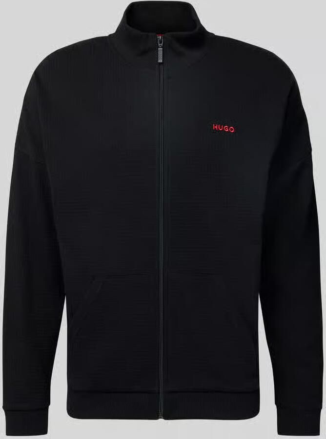 HUGO Regular fit sweatjack van katoenmix model 'AUSTIN'
