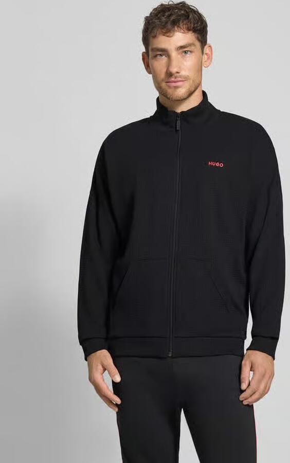 HUGO Regular fit sweatjack van katoenmix model 'AUSTIN' - Foto 3