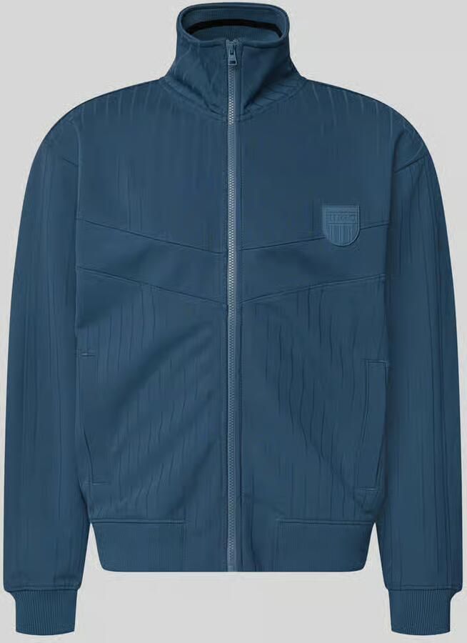 HUGO Regular fit sweatjack van katoenmix model 'DAVRONTO'