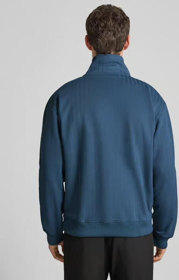 HUGO Regular fit Sweatjack van Katoenmix Model 'DAVRONTO' - Foto 2