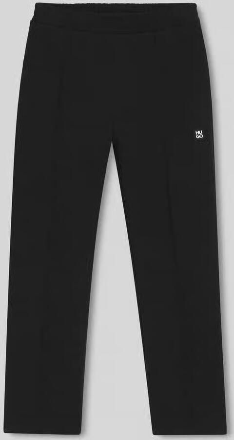 HUGO regular fit jogpant van katoenmix model 'Dabinpant'