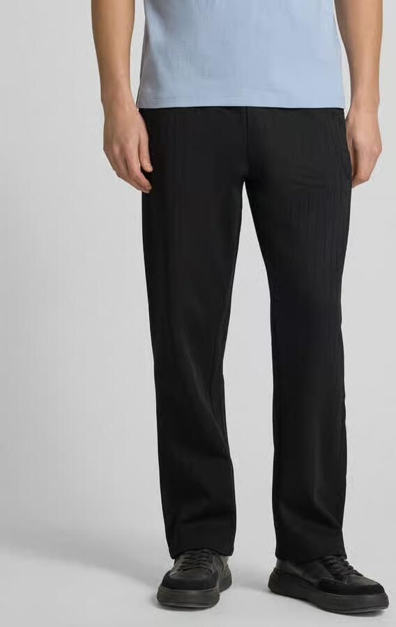 HUGO Regular fit Sweatpants van Katoenmix Model 'DAVROPANT' - Foto 3