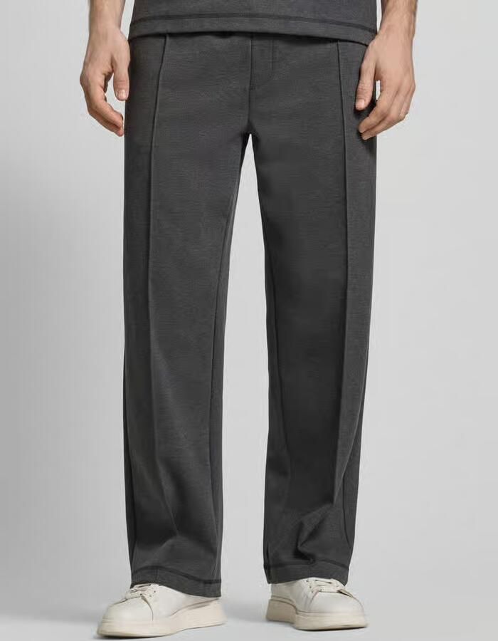 HUGO Regular fit sweatpants van katoenmix model 'DINETO' - Foto 2
