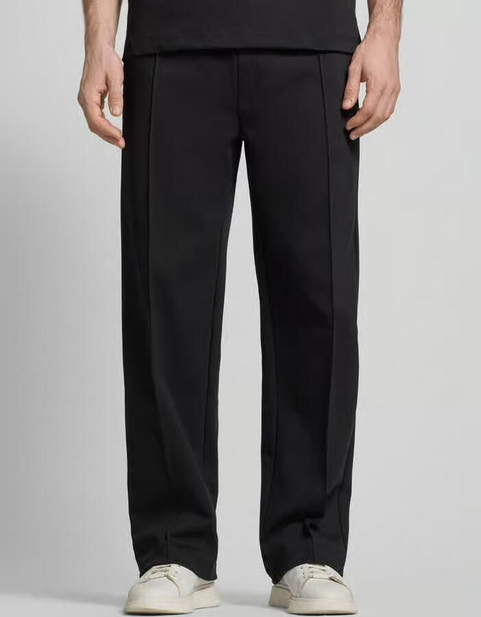 HUGO Regular fit sweatpants van katoenmix model 'DINETO' - Foto 3
