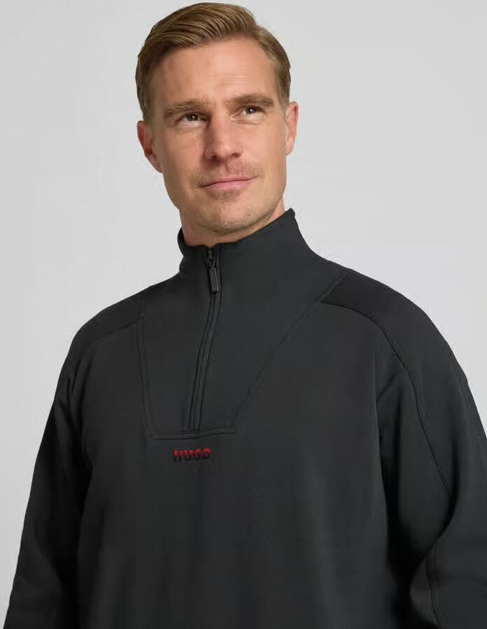 HUGO Regular fit sweatshirt van katoenmix model 'ATLAS' - Foto 2