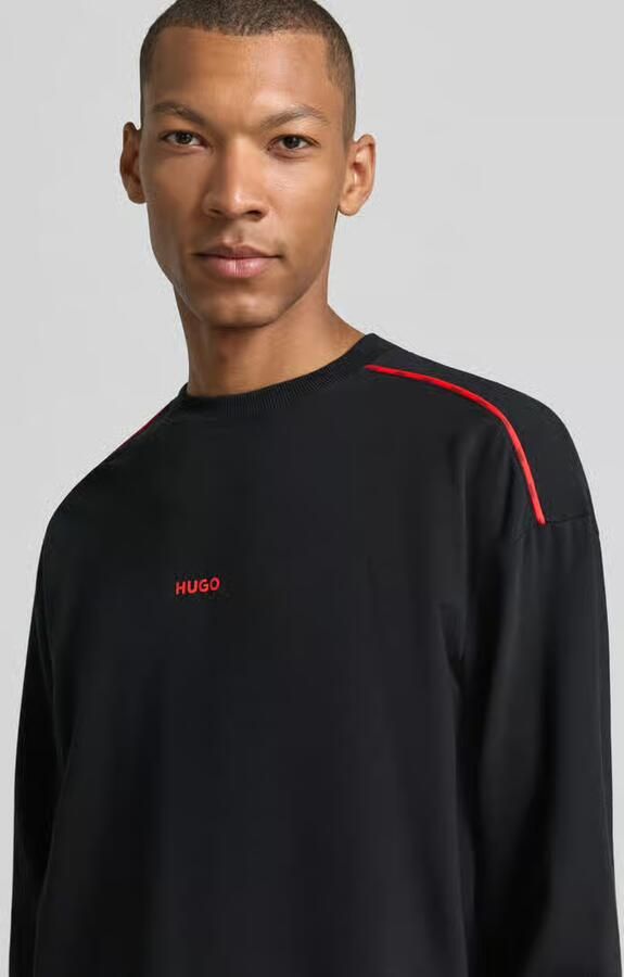 HUGO Regular fit sweatshirt van katoenmix model 'NOAH' - Foto 2