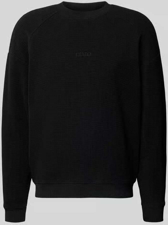 HUGO Regular fit sweatshirt van puur katoen model 'DAFFLYN'
