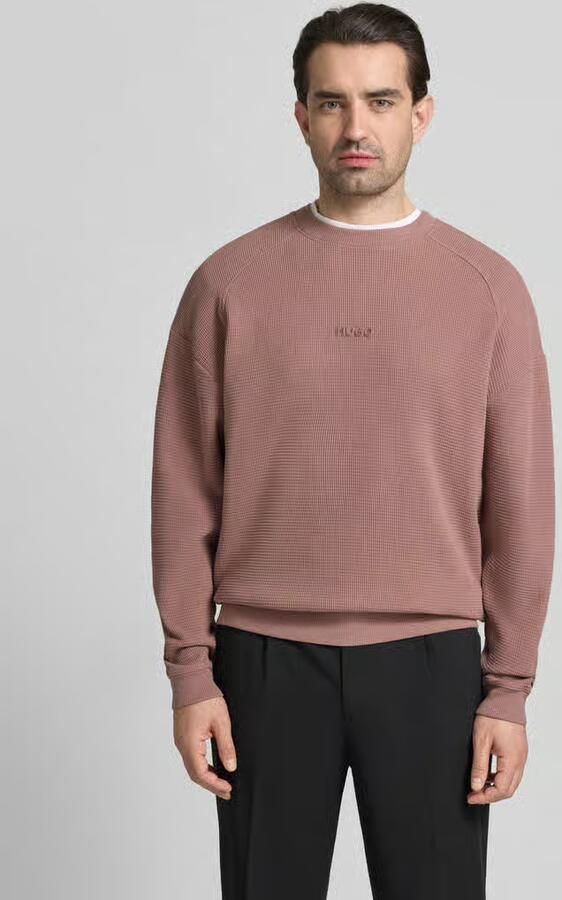 HUGO Regular fit sweatshirt van puur katoen Model 'DAFFLYN' - Foto 2
