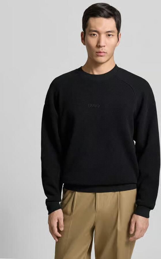HUGO Regular fit sweatshirt van puur katoen Model 'DAFFLYN' - Foto 3