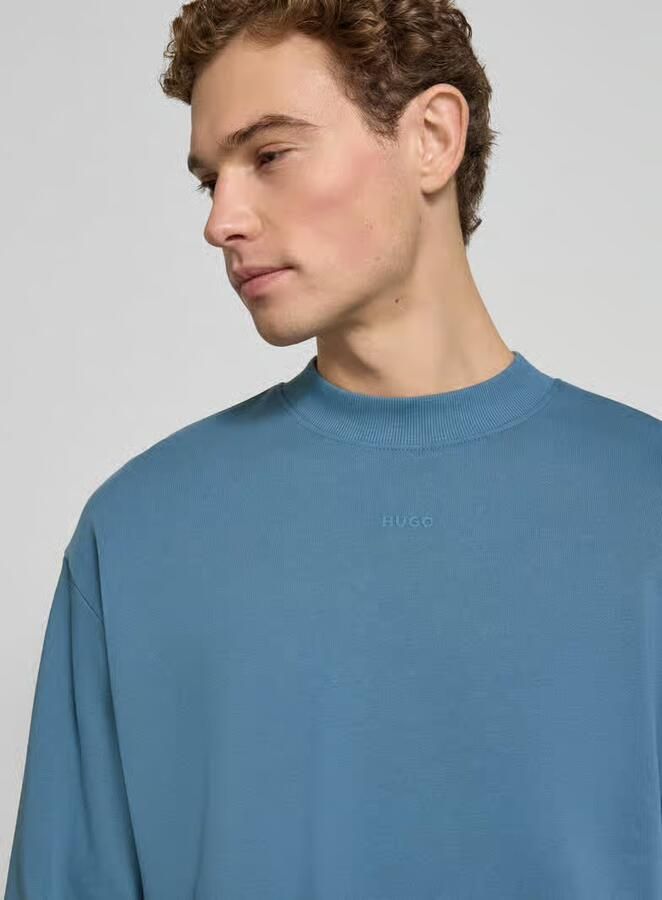HUGO Regular fit sweatshirt van puur katoen model 'DAPOCREW' - Foto 2