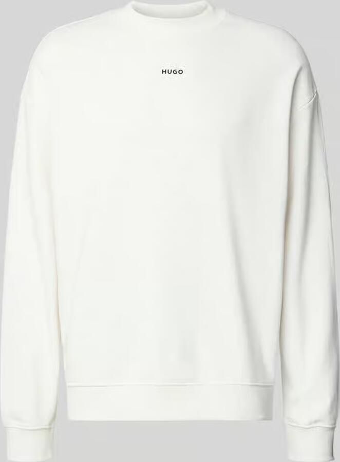 HUGO Regular fit sweatshirt van puur katoen model 'DAPOCREW'