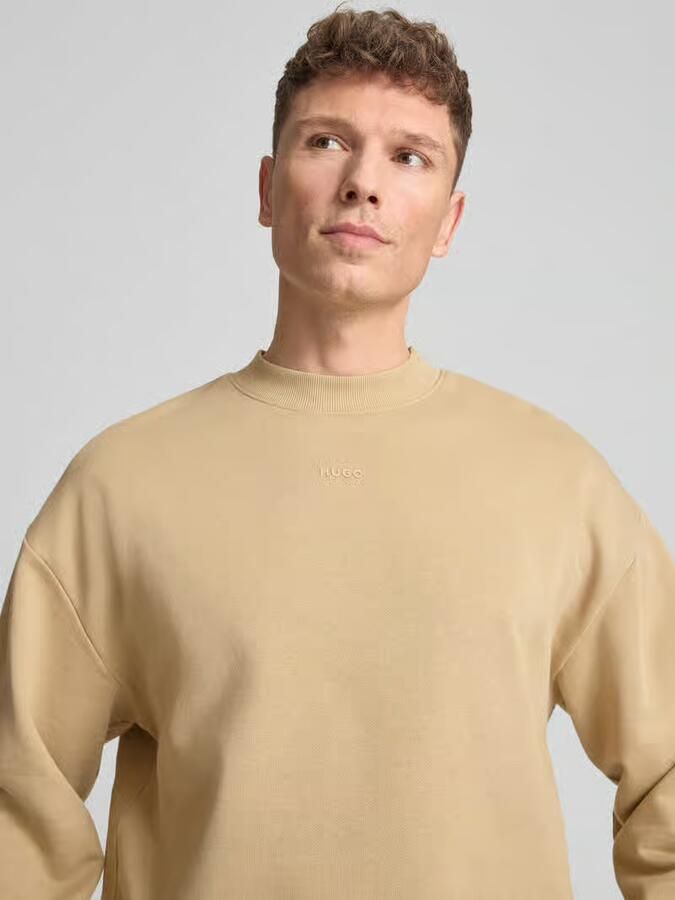 HUGO Regular fit sweatshirt van puur katoen Model 'DAPOCREW' - Foto 2