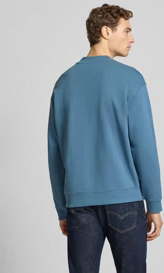 HUGO Regular fit sweatshirt van puur katoen model 'DAPOCREW' - Foto 3