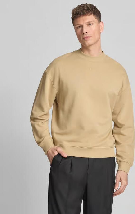 HUGO Regular fit sweatshirt van puur katoen Model 'DAPOCREW' - Foto 4
