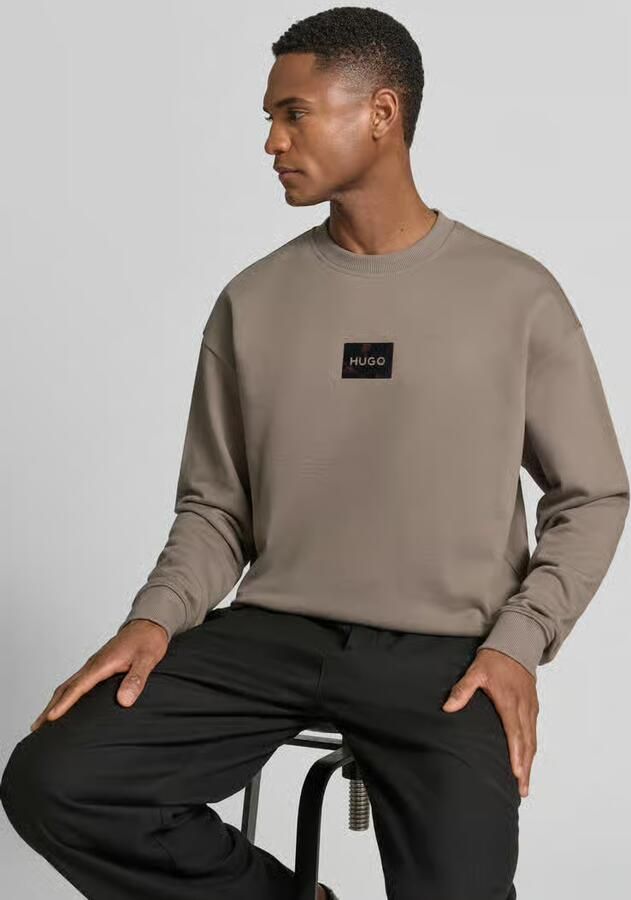 HUGO regular fit sweatshirt van puur katoen model 'DAYLO'