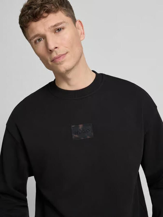 HUGO regular fit sweatshirt van puur katoen model 'DAYLO'