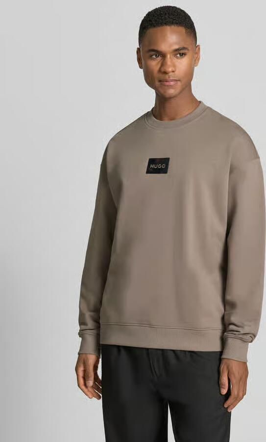 HUGO regular fit sweatshirt van puur katoen model 'DAYLO' - Foto 4