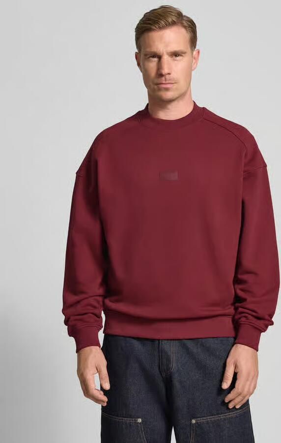 HUGO Regular fit sweatshirt van puur katoen model 'DELASTCREW' - Foto 2
