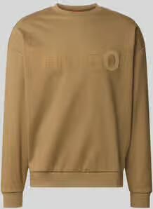 HUGO Regular fit sweatshirt van puur katoen model 'Dinex'