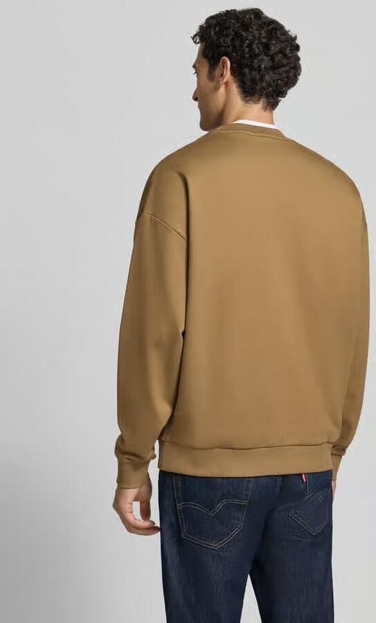 HUGO Regular fit sweatshirt van puur katoen model 'Dinex' - Foto 3