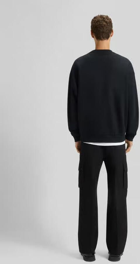 HUGO Regular fit sweatshirt van puur katoen model 'Dinex' - Foto 3