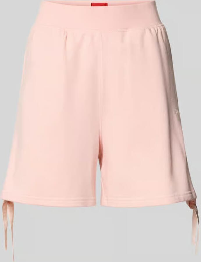 HUGO regular fit sweatshorts met katoen - Foto 2