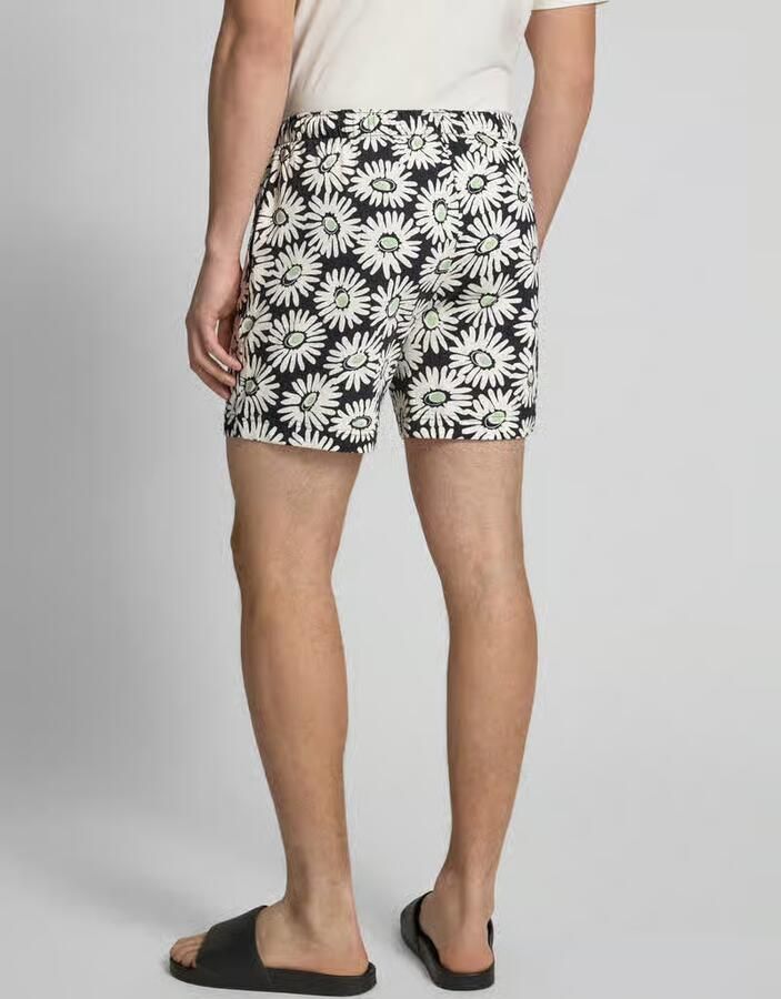 HUGO Regular fit sweatshorts met labelpatch model 'DAZZY'