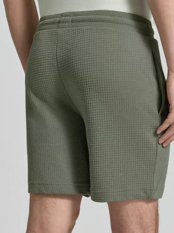 HUGO regular fit sweatshorts van katoenmix model 'AUSTIN'