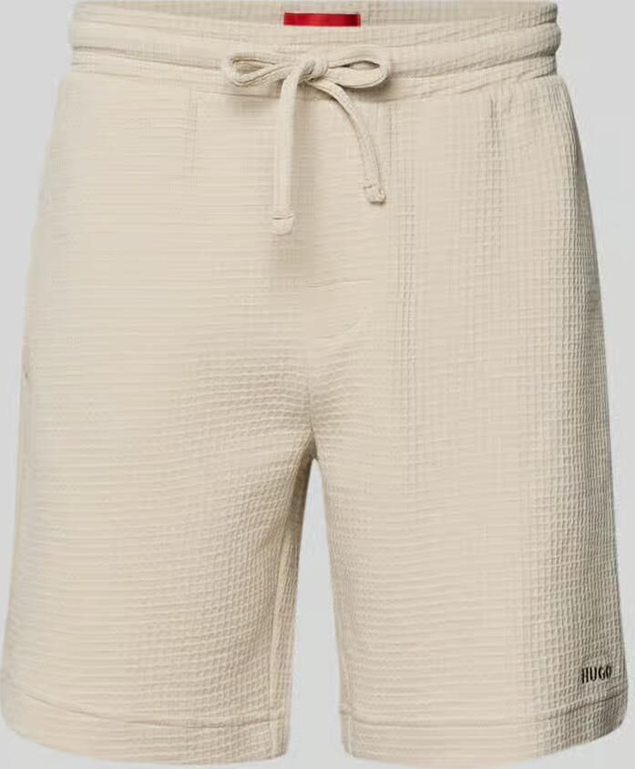 HUGO regular fit sweatshorts van katoenmix model 'AUSTIN' - Foto 2