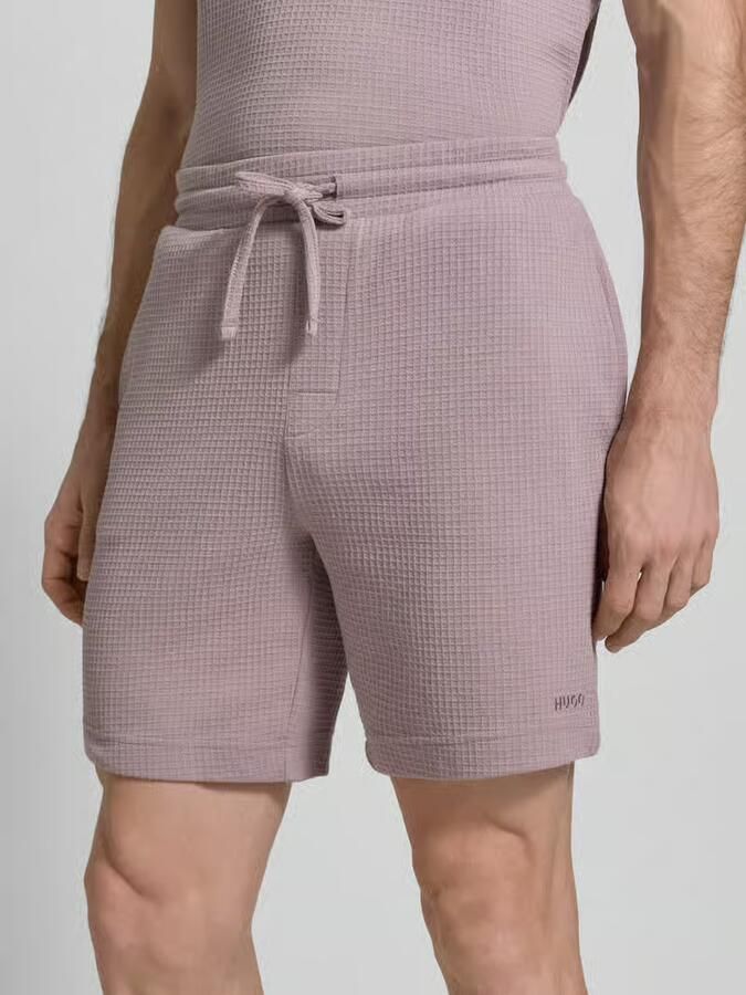 HUGO regular fit sweatshorts van katoenmix model 'AUSTIN'