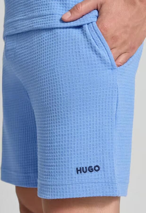 HUGO regular fit sweatshorts van katoenmix model 'AUSTIN'