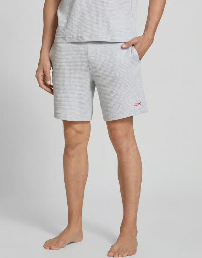 HUGO regular fit sweatshorts van katoenmix model 'AUSTIN' - Foto 3