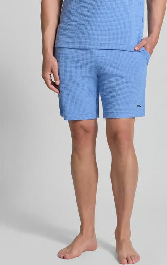 HUGO regular fit sweatshorts van katoenmix model 'AUSTIN' - Foto 2