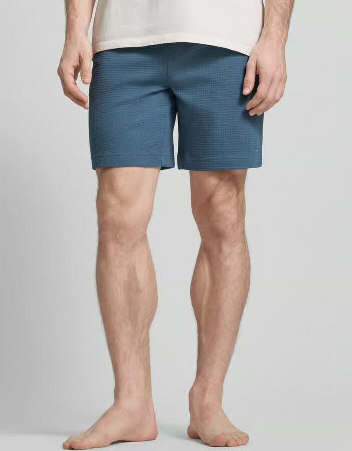 HUGO Regular fit sweatshorts van Katoenmix model 'AUSTIN' - Foto 3