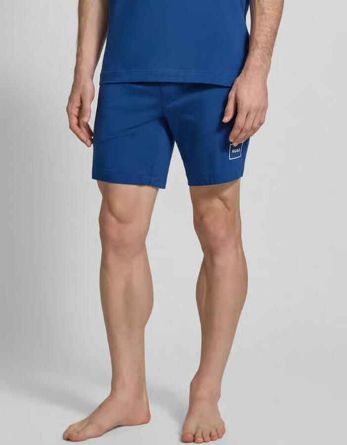 HUGO regular fit sweatshorts van katoenmix model 'LAZE SHORTS CW' - Foto 3