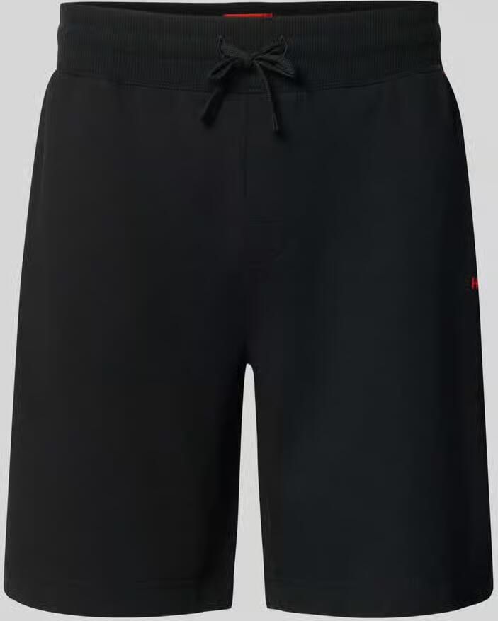 HUGO Regular fit sweatshorts van katoenmix model 'NOAH'