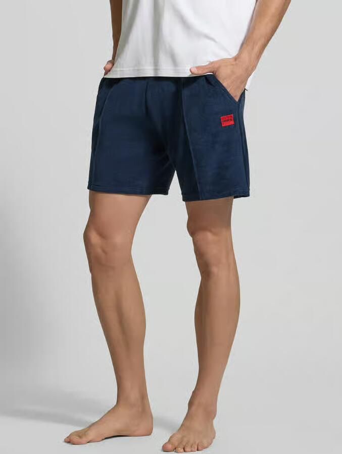 HUGO regular fit sweatshorts van katoenmix model 'TERRANCE' - Foto 2